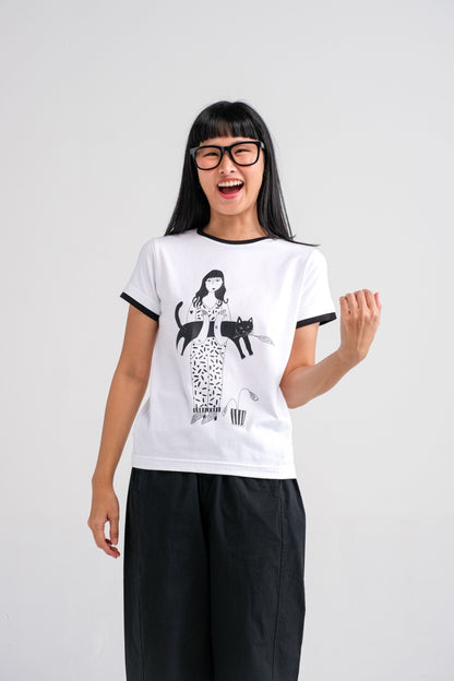 CEE - 317420 EMILY PRINT T-SHIRT