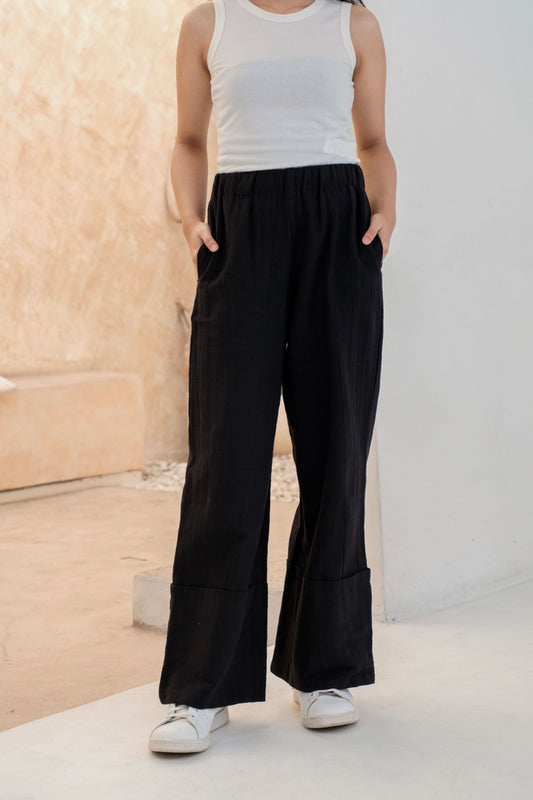 CARLA - 31528 GARFA LINEN PANT