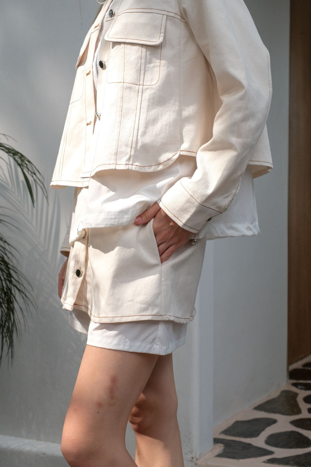 CARLA - 18006 HALINKA TWO TONE SKORT