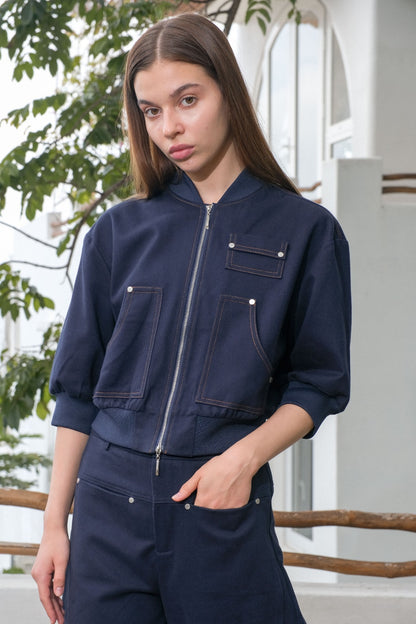 CARLA - 18015 HERDINA DENIM JACKET