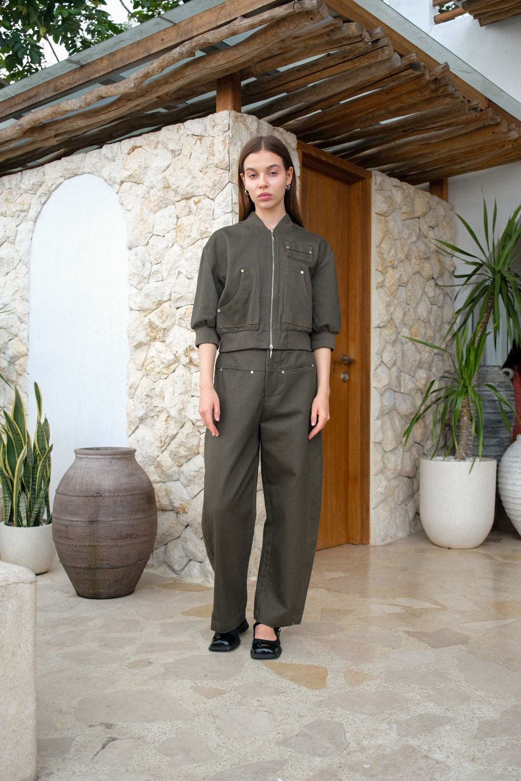 CARLA - 18016 HEDY DENIM BARREL LEG PANT
