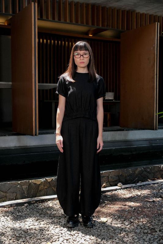 CARLA - 18050 INARA LINEN BLOUSE