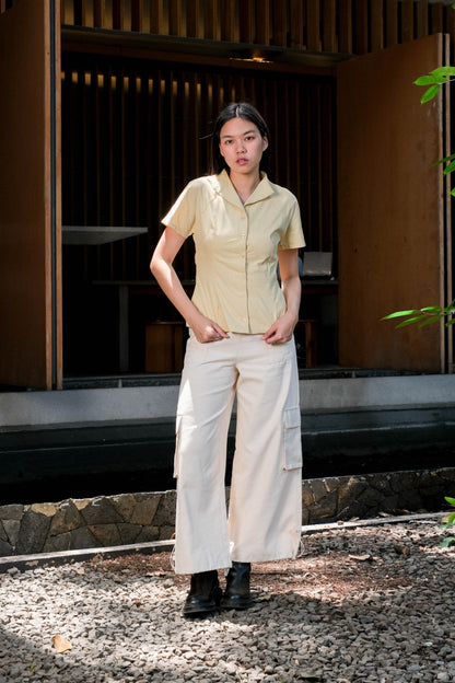 CARLA - 18029 IZZY COLAR BLOUSE