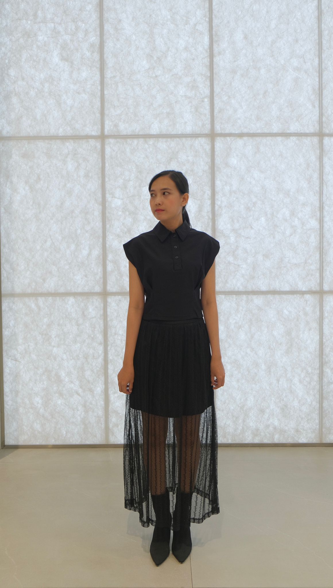 CARLA - 31532 JOCELYN CROP BLOUSE