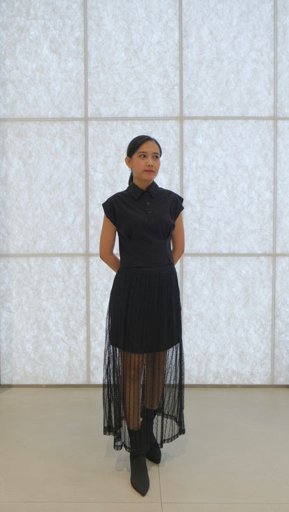 CARLA - 31532 JOCELYN CROP BLOUSE