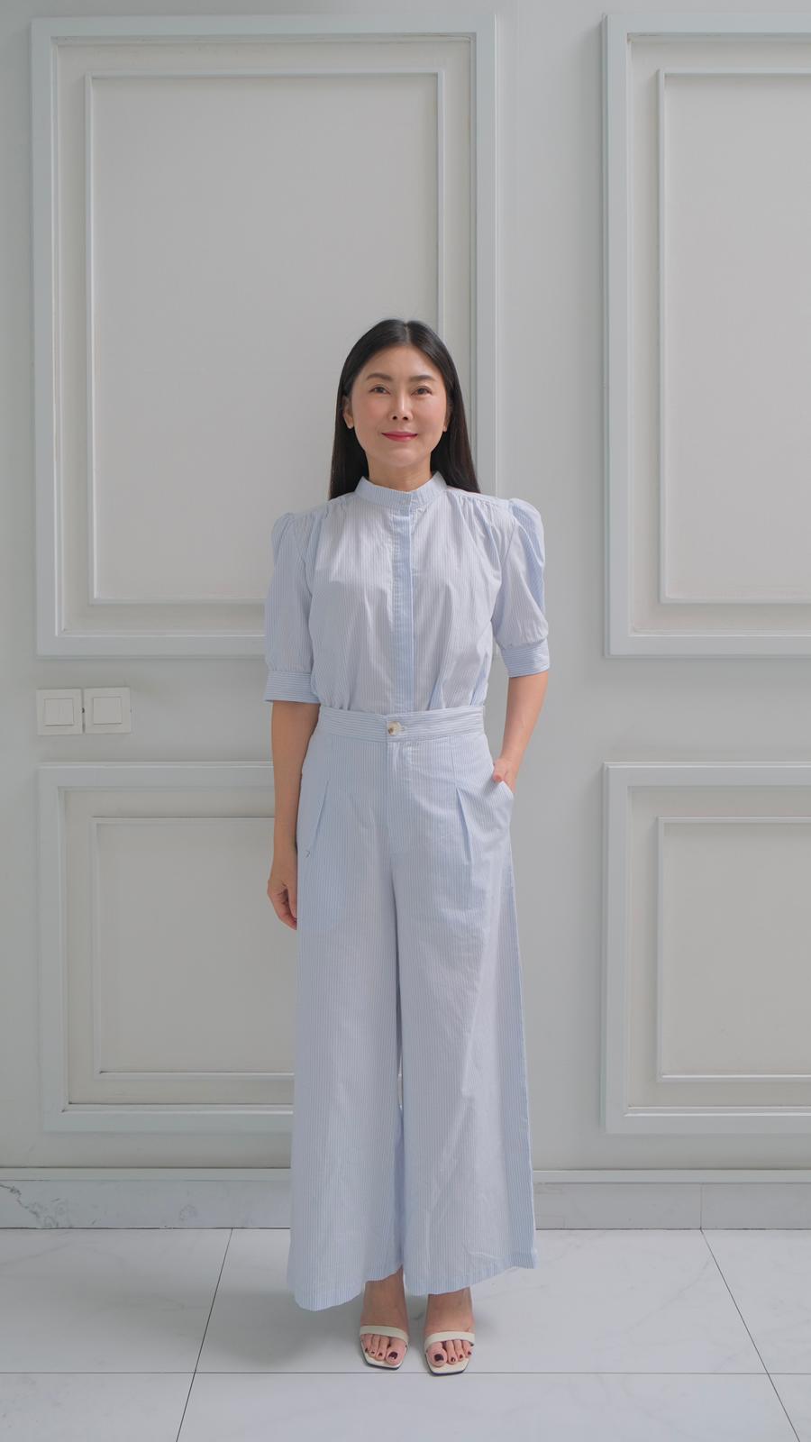 CARLA - JENA STRIPE BLOUSE