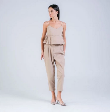 CARLA - CARRY PLITTED TANK TOP / Top Plitted Tali Samping