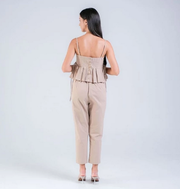 CARLA - CARRY PLITTED TANK TOP / Top Plitted Tali Samping
