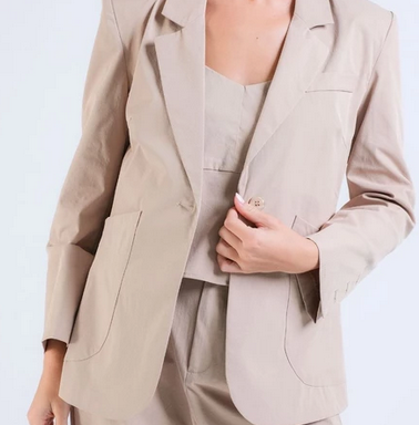 CARLA - BELICIA BLAZER / Blazer Wanita Saku Depan