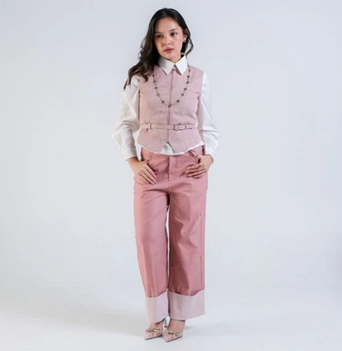 CARLA -ARCY COLOR DENIM FLARE PANT / Celana Panjang Wanita Flare Fant Denim