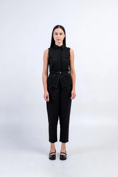 CARLA - CELLA BLOUSE WITH BELT