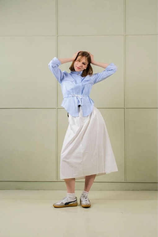 CARLA - 317470 FARIDA SKIRT WITH BELT
