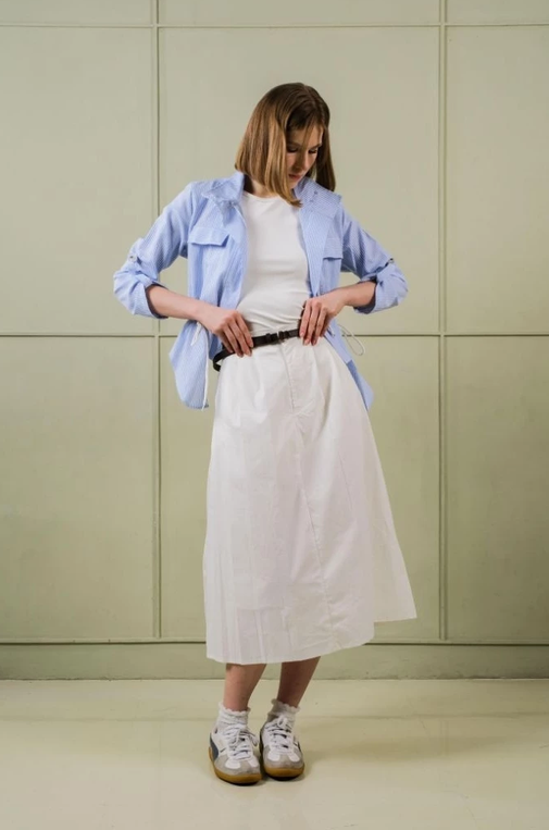 CARLA - 317470 FARIDA SKIRT WITH BELT