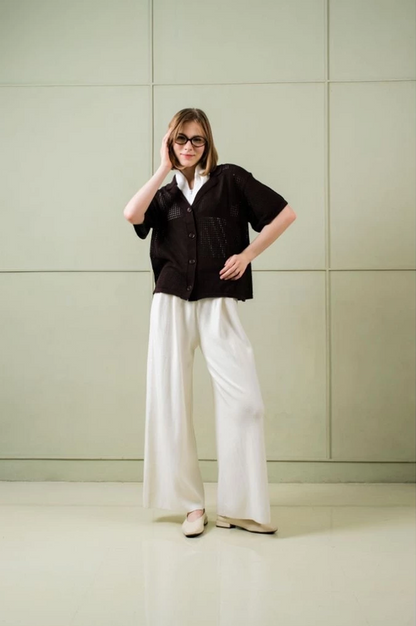CARLA - 28004 FANY OVERSIZE KNIT BLAZER