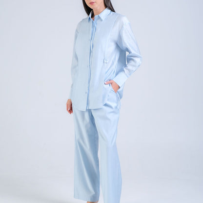 CARLA - CIARA COTTON SILK FLARE PANT / Celana Panjang Pocket Samping