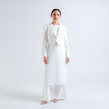 CARLA - BEVERLY TUNIC BLOUSE / Tunic  Texture Catton Jaqard & Sifon Silk