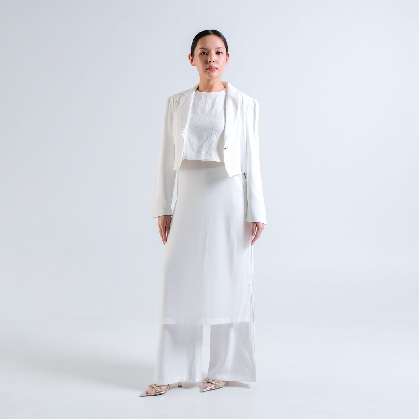 CARLA - BEVERLY TUNIC BLOUSE / Tunic  Texture Catton Jaqard & Sifon Silk