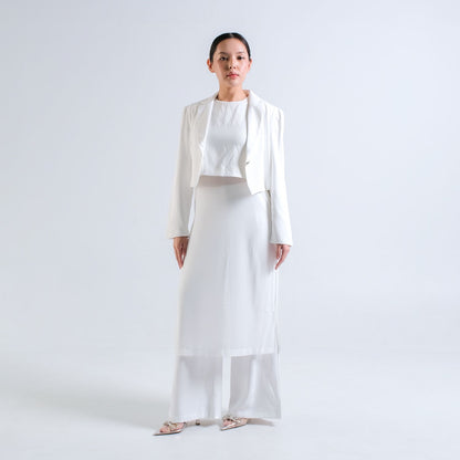 CARLA - BEVERLY TUNIC BLOUSE / Tunic  Texture Catton Jaqard & Sifon Silk