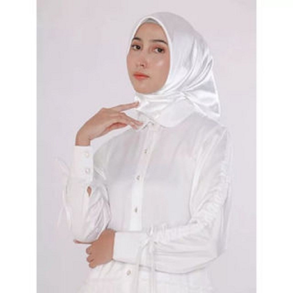 CARLA - Carisa Premium satin variasi tule - blouse wanita